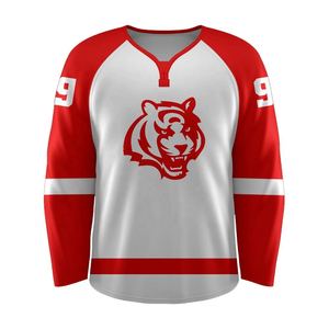 Nueva Camiseta de Hockey sobre Hielo Personalizada con Nombre, 100% Poliéster, Impresión por Sublimación, Logotipo Bordado, Camiseta de Hockey sobre Hielo Personalizada - Product Image 1
