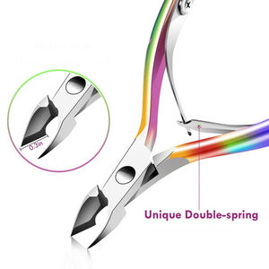 Coupe-ongles professionnel de luxe robuste, portable, en acier inoxydable, lame droite, ouverture large, pour ongles épais - Product Image 3