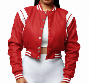 Chaqueta Corta para Mujer, OEM, Superventas, Calidad Premium, Chaqueta Corta Elegante, Tejido de Alta Calidad, Ropa Exterior Moderna y a la Moda - Product Image 2