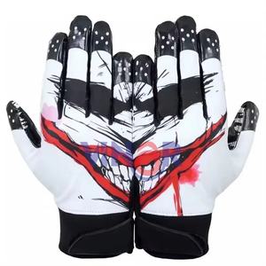 Gants de football américain de haute qualité fabriqués sur mesure Équipement sportif professionnel en cuir pour l'extérieur à bas prix Gant de football américain - Product Image 4