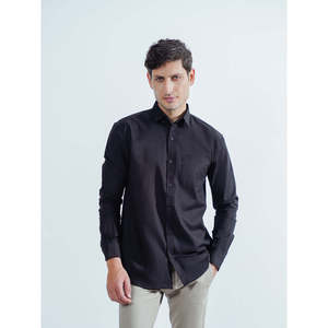 Camisa Casual TKALIS de Corte Ajustado, Cuello Alto, 100% Algodón Popelina, Antiarrugas, Manga Corta para Uso en Oficina de Verano, Talla 6XL, Unze London - Product Image 2