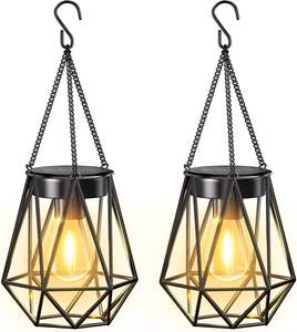 Powder coated metal <b>lantern</b> Iron frame <b>glass</b> <b>lantern</b> Rust resistant <b>lantern</b> Handmade metal <b>lantern</b> Contemporary <b>lantern</b> - Product Image 3