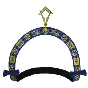 Collar de Cadena para Oficiales del Capítulo del Arco Real, Triple Insignia Masónica, Collar de Cadena para Oficiales del Arco Real - Product Image 5