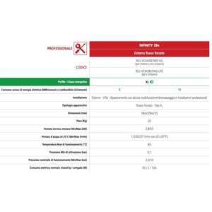 Calentador de Agua a Gas para Exteriores Rinnai Infinity 28e de Flujo Forzado, 28 Litros, Uso Profesional, Calentadores de Agua a Gas Metano ErP - Product Image 3