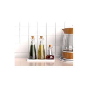 Estera organizadora de jabonera de plástico Base de lata de aceite multiusos 26x10 cm Soporte de exhibición de jabón líquido Ata Home - Product Image 4