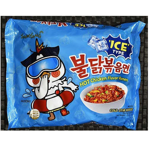 Pour Type de glace Buldak saveur de poulet chaud Ramen poulet épicé nouilles frites en vrac instantané - Product Image 1