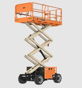 Elevador de tijera para terreno áspero de 26 pies y 32 pies a la venta, barato, perfecto para proyectos de construcción y mantenimiento al aire libre - Product Image 5