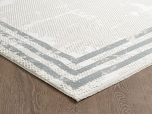 Alfombra turca de lujo hecha a máquina, modelo Inci Diamond Grey, premium para sala de estar, del fabricante de Gaziantep. - Product Image 3