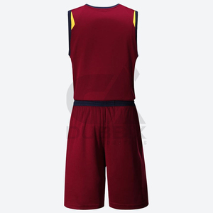 Uniforme de basketball sans manches pour homme adulte, personnalisé, 100% polyester, impression par transfert thermique, séchage rapide, antibactérien, devant - Product Image 2