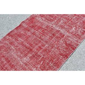 Alfombra turca roja moderna de 3,4x5,9 pies, tejido plano, diseño de retazos, lana y Material PP para decoraciones de sala de estar - Product Image 5