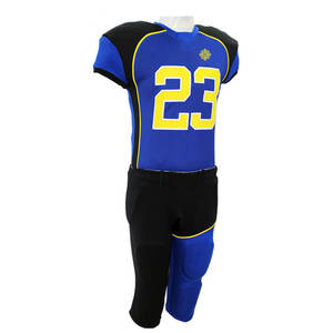 Maillot de football américain personnalisé numéro de nom d'équipe en maille uniforme de football américain pour les jeunes - Product Image 4
