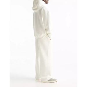 2025 alta calidad Unisex personalizado nuevos chándales de gran tamaño pantalones de chándal para hombres y conjunto de Sudadera con capucha 180 GSM algodón poliéster chándal conjunto - Product Image 6