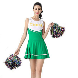 Uniforme de Práctica de Porristas sin Mangas, Venta Directa de Fábrica, Cintura Elástica, Ropa de Porristas al por Mayor - Product Image 3