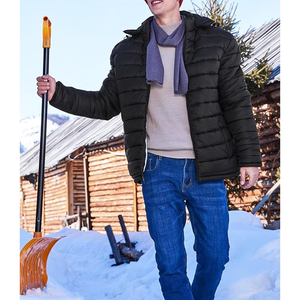 Chaqueta bomber a prueba de viento chaqueta acolchada para hombre invierno cálido invierno abrigo ligero chaqueta repelente al agua - Product Image 3