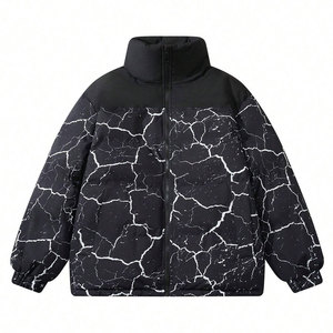 แจ็คเก็ตบับเบิ้ลสำหรับผู้ชายแจ็คเก็ตบับเบิ้ลระบายอากาศได้ดีขนาดใหญ่พิมพ์ซับลิเมชันสำหรับผู้ชาย - Product Image 1