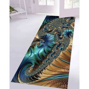 Alfombra Estampada Vibrante: Moderna, Fácil de Limpiar, Regalo de Lujo para el Hogar, Alfombra de Chenilla - Product Image 5