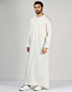 Thobe islamique à manches longues pour hommes confortable Arabian Jubba à prix raisonnable avec service OEM - Product Image 5