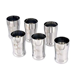 Manufacturer 304 Sustainable Unbreakable Metal Glass For Drink Ware Elegant Design for Home Hotel Wedding Other Function Use - Product Image 3