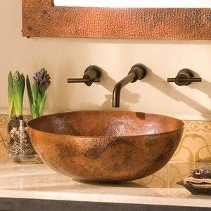 Bassins en cuivre faits à la main pour des idées de décoration rustique utilisant une artisanat métallique durable adapté aux intérieurs de luxe - Product Image 4