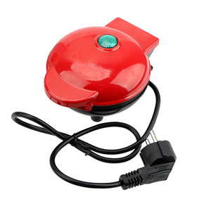 <span class=keywords><strong>Gaufrier</strong></span> <span class=keywords><strong>professionnel</strong></span> miniature de 4 pouces, 350 watts, machine électrique pour gaufres belges individuelles, crêpes, paninis - Product Image 4
