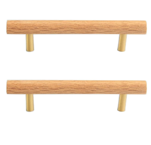 Poignée de porte d'armoire de cuisine en bois et utilisation à la main pour le sac de matériel de montage de meubles utilisation de cuisine avec vente - Product Image 5