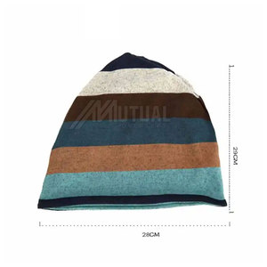 Gorro de Jersey ligero, gorro de lana de algodón transpirable, gorro para ropa informal de primavera y otoño - Product Image 5