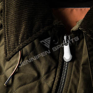 Chaqueta de Caza de Invierno para Exteriores, Tejido Exterior 100% Algodón Canvas, Cierre de Cremallera, Bolsillos Delanteros, Forro Acolchado Grueso - Product Image 5