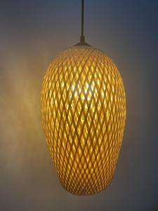 Japanese & <b>Chinese</b> Style Traditional Decorative Bamboo Rattan Lampshade Handicraft Woven for Home Minimalist Design Custom Size - Product Image 4