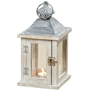 Juego de dos farolillos de diferentes tamaños de la mejor calidad, aspecto Premium hecho a mano, aspecto clásico, candelabro de farol de madera más vendido - Product Image 3