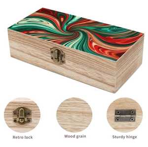 กล่องทิชชูและเครื่องประดับทำจากไม้แท้แบบเรียบง่ายทำด้วยมือจากต้นกระถินมะม่วงและไม้สนแบบดั้งเดิม - Product Image 5