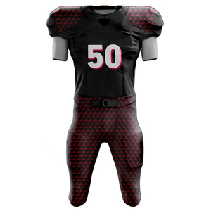 2026 New Version American Football Jersey Fully Dye Sublimation Printed Breathable Plus Size Short Sleeve 3D Embroidery Uniform - Product Image 2