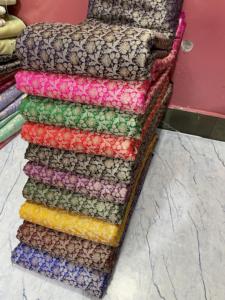 Wholesale Bulk Supply Premium 100% Silk Jacquard Woven Brocade Fabric High Quality Textile <b>for</b> Fashion Dresses <b>Weddings</b> 100% - Product Image 4