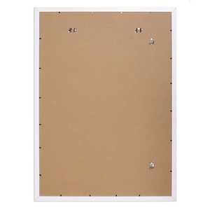 ชุดกรอบรูปไม้เนื้อแข็งสีขาว 3 ชิ้น ขนาด 61 x 91.5 ซม. ทรงสี่เหลี่ยมเรียบง่าย กรอบรูปแบบพลิกได้ขนาด A3 สำหรับตกแต่งบ้าน - Product Image 3