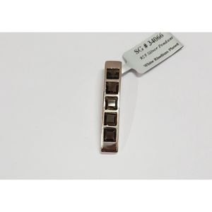 925 Sterling Silver Shah Gems Handmade Smoky Quartz <b>Pendant</b> for Women Princess and <b>Emerald</b> Cut Number Pattern Charm <b>Pendant</b> - Product Image 4