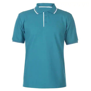 T-shirt polo 100% coton pour hommes, chemise de sport de golf respirante à séchage rapide, logo ample imprimé par sublimation, vente en gros - Product Image 3