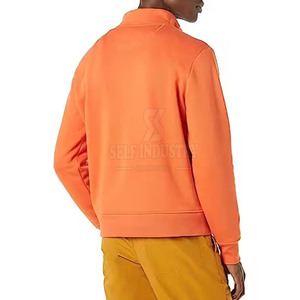 Sudadera con media cremallera en contraste de color de talla grande, ropa, sudadera con media cremallera, jersey básico, sudadera con media cremallera - Product Image 5