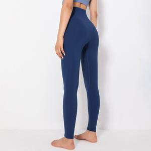 Custom Logo Woman Plain <b>High</b> <b>Waist</b> Fitness Gym Workout Slim Fit Workout <b>Women</b> Fitness Seamless Gym Yoga <b>Leggings</b> for <b>Women</b> - Product Image 2