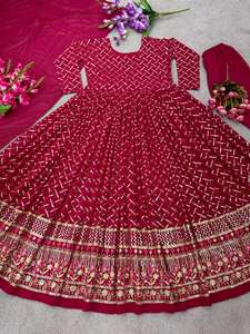 Fabulous <b>Festival</b> Wear New Arrival Anarkali Flour Length Long Gown Affordable Pakistani Clothes <b>for</b> Women - Product Image 5