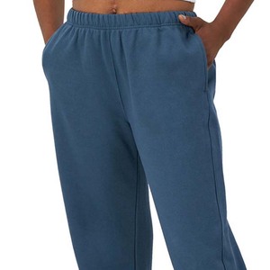 Pantalones Joggers Planos de Invierno de Tela Transpirable para Mujer, Diseño de Bolsillo Lateral con Patrón Sólido y Color Personalizado, Ecológicos - Product Image 5