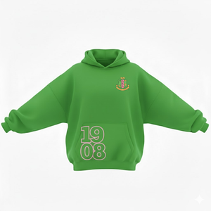 Alpha Kapa Alpha Premium algodón poliéster pulóver AKA Oversize Sudadera con capucha elegante estilo de hermandad con letras griegas personalizadas - Product Image 1