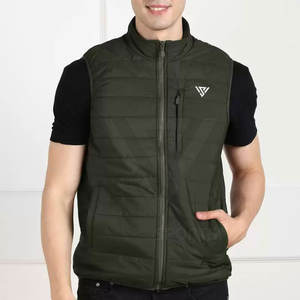 Veste bouffante sans manches à col montant pour homme meilleure qualité pour l'automne et l'hiver Veste bouffante véritable style High Street pour homme - Product Image 1