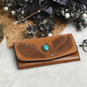 กระเป๋าคลัทช์หนัง PU สำหรับผู้หญิงวินเทจกระเป๋าสตางค์หนังขนสัตว์ที่ออกแบบมาใหม่ - Product Image 1