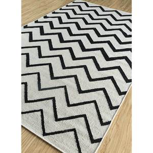 พรมอินดัสบาร์ คลาสสิค เกรย์ แบล็ค ลายทอแบน ทำจากขนสัตว์และปอกระเจา ทำมือ ขนาด 4 เมตร รูปทรงสี่เหลี่ยมผืนผ้า ลายเชฟรอน สำหรับบ้าน ห้องนอน ทางเดิน หนา 10 มม. - Product Image 2