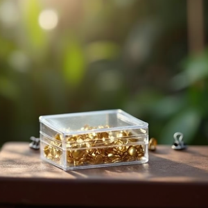 คลิปหนีบถุง ALCO 7 X 23 มม. หัวกลม เหล็กเคลือบทองเหลือง 100 ชิ้น/แพ็ค - Product Image 3