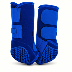 Botas Euro Cavall Premium Blue Horse de Neopreno y Malla de Nailon con Protección para Huesos, Botas Cómodas para Deportes Ecuestres 2026 - Product Image 1