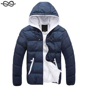 Chaqueta acolchada ligera y empacable para hombre, capucha acolchada con burbujas, prendas de vestir gruesas con aislamiento de invierno, comodidad cálida - Product Image 5