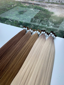 Extensiones de Cabello Vietnamita 100% Virgen de Alta Calidad, Súper Dobles, Color Rubio, Precio al por Mayor - Product Image 2
