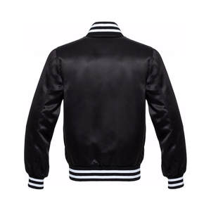 Vestes Bomber Vestes d'école personnalisées en gros B2B toile Vintage hiver unisexe - Product Image 2