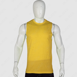 Vente en gros Débardeurs de gym d'été pour hommes Maillot de fitness en coton uni Nouveau débardeur d'entraînement Design pour hommes - Product Image 2