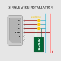 Interruptor de Pared Inteligente WIFI WSG3-G MATTER TUYA de 3 Botones para Hogar y Hotel